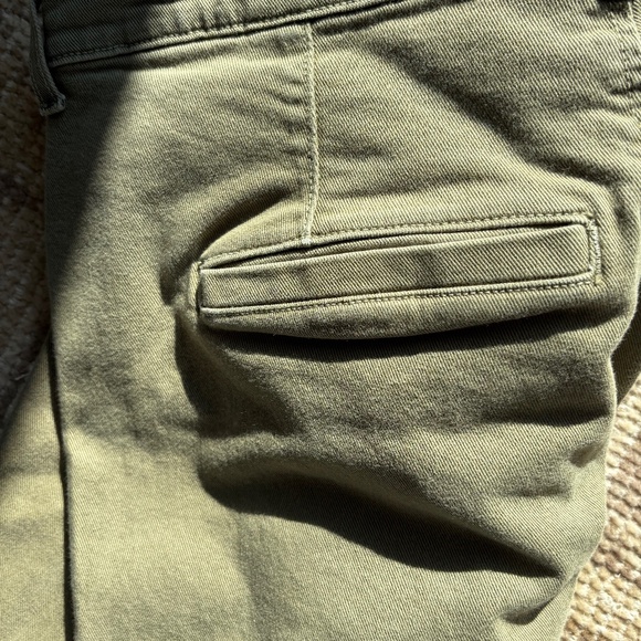AYR Khaki Green Twill Wide Leg pants - - Picture 4 of 5